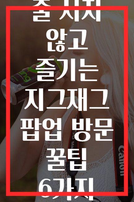줄 서지 않고 즐기는 지그재그 팝업 방문 꿀팁 6가지